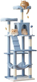 MWPO Ocean-Themed Cat Tree, 70.1-Inch Multi-Level Tall Tower by MWPO