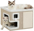 Cat Houses for Indoor Cats, Covered Cat Cave Bed by Unknown