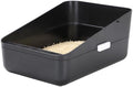 Sfozstra Small Cat Litter Box: Leak Resistant Removable Tray Modern Style by Sfozstra