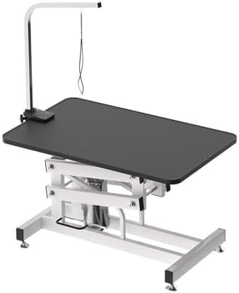 Hydraulic Dog Pet Grooming Table, 42 Inch Heavy Duty Professional Pet Grooming by Afqxf