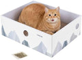 Conlun Cat Scratcher Box, Cardboard Pad, Bed by Conlun