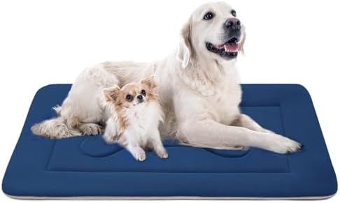 Extra Large Dog Bed Soft Dog Crate Pad Mat, 48 in Non-Slip Bottom Washable Dog by JoicyCoDogBeds