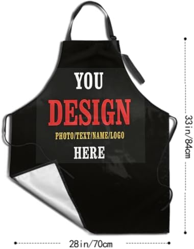 Sweetshow Cute Dog Apron with 2 Pockets and Adjustable Neck Waterproof Kitchen - Image 5