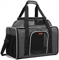 19" Large Pet Carrier for Cats & Small Dogs up to 25 lbs, Airline Approved by Youchee