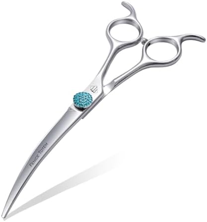 Fenice Professional Grooming Curved Shear: 45 Degree Super Curves Scissors by FENICETOTEM