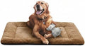 Dog Crate Pad Washable Dog Bed for Crate Large Cozy Mat 42-Inch Camel by VERZEY