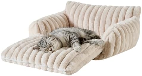 Hollypet Cat Bed Small Dog Orthopedic Couch Beds - Image 2