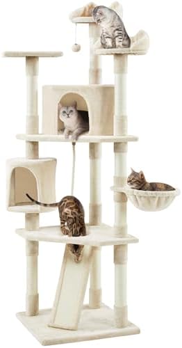 Yaheetech 79in Multi-Level Tall Cat Tree by Yaheetech