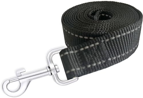 Reflective Dog Leash 4Ft /5 Foot /6 Feet Long, 1 Inch Wide, - Image 2