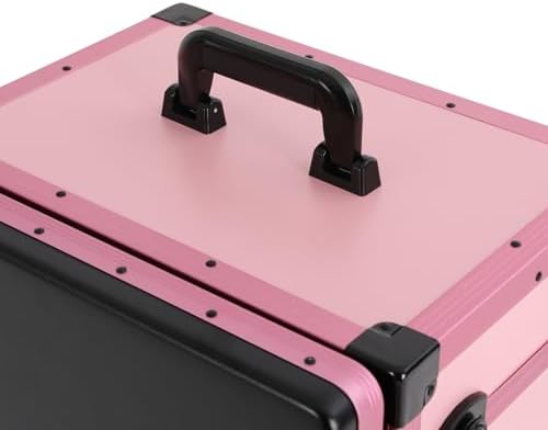 Portable Rolling Travel Nail Desk, Foldable Nail Tables Travel Cosmetic Trolley - Image 5