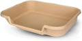 KittyGoHere Senior Cat Litter Box, Large Litter Pan, Beach Sand by NE14pets