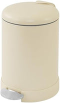 Glad Small Trash Can, 1.2 Gallon | Round Stainless Steel Garbage Bin by GladTrashFoodStorage