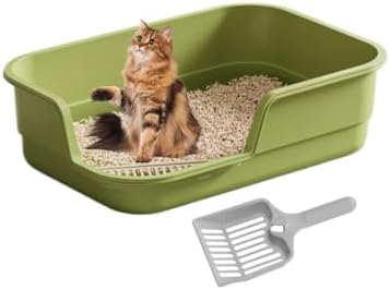 Semi Enclosed Litter Box Large by Unknown