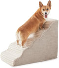 Laojin Balhen Dog Stairs for Small Dogs & Cats 22.5" H, High Density Foam Dog by LaojinBalhen