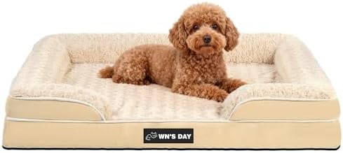 Orthopedic Dog Bed Medium Size Dog, Washable Dog Bed, Dog Couch Bed by Unknown