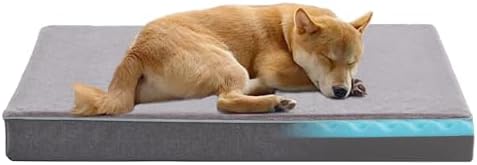 Cooling Dog Beds for Large Dogs, Orthopedic Memory Foam Dog Bed, Large Pet Beds by URGVANZPET