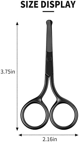 Nose Hair Scissors, Round Tip Safety Eyebrow Tool - Image 7