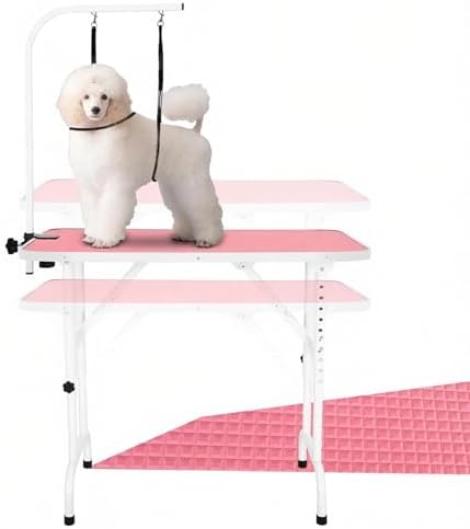 LEIBOU 36-inch Height Adjustable and Foldable Pet Dog Grooming Table by LEIBOU