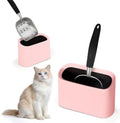 Metal Cat Litter Scoop with Holder, Lidded Caddy Set by Midollarle
