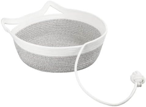 Cat Bed, Cotton Rope Instinct Basket by WEAVELYRICS