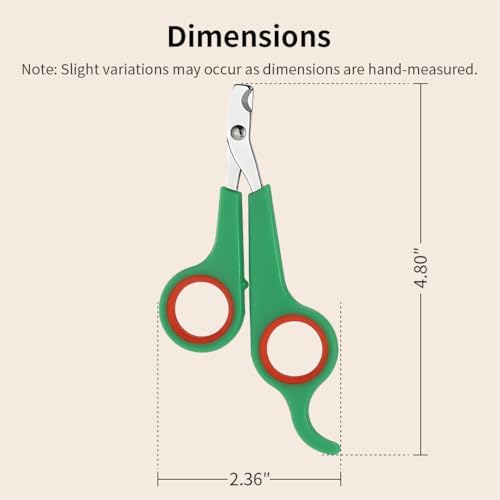 Pet Nail Clippers for Dogs and Cats, Safety Guard Dog Nail Trimmer, - Image 6