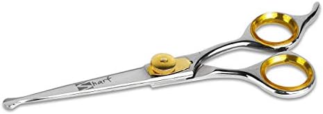 Sharf Dog Grooming Scissors, Safety Round Tip Straight Shears, 6.5 Inch by Sharf