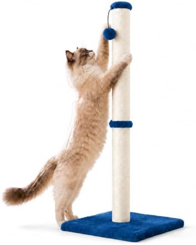 Dimaka 34" Height Tall Cat Scratching Post, Claw Scratcher by DIMAKA