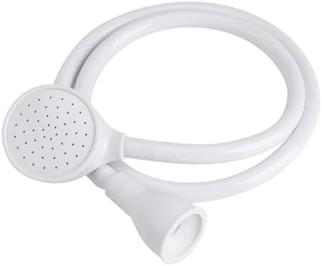 Sink Spray Rubber Hose, Portable Pet Shower Spray Head Hose Push on Bath Tub by ExploreFromOrfaty