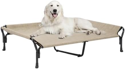 Veehoo Cooling Elevated Dog Bed, XL Raised Pet Cot by Veehoo