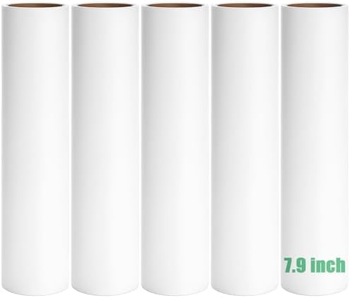 7.9 inch Lint Roller Refills Only, Extra Sticky Tape Roller Refills by MINGRACE