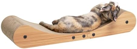 Nekosan Cat Scratcher Cardboard Bed, 27.5" Extra Large Cat Scratch Sofa Bed by Nekosan