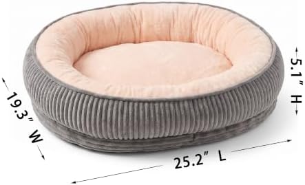 Calming Dog Bed for Medium Dogs, Orthopedic Washable Pet Bed - Image 2