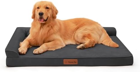 Rainmr Microsuede Dog Bed for Small & Medium Dogs by RainmrBedding