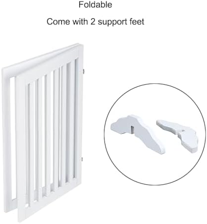 unipaws 36”H Free Standing Pet Gate - Image 4