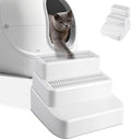 3 Step Litter Box Ramp Adjustable Detachable Litter Box Step by Bartuke