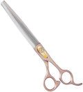 Professional Dog Grooming Scissors Rose Gold 440C Stainless Steel Straight by PetGroomingScissors