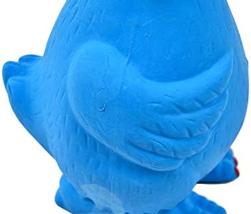 Tamu style Rubber Chicken Dog Toy, 11-Inch Blue Screaming Squeaky Toy - Image 4