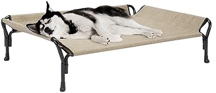 Veehoo Cooling Elevated Dog Bed, Raised Dog Cot by Veehoo
