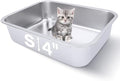 Small Stainless Steel Litter Box by HNeekyr
