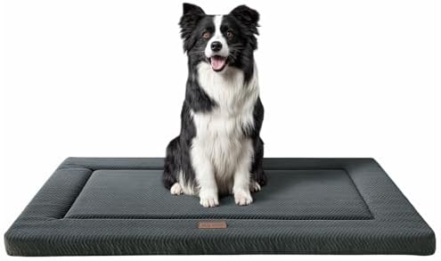 Dog Bed for Crate, Small Dog Crate Beds, Washable Pet Bed Mat Kennel Pad by WESTERNHOME