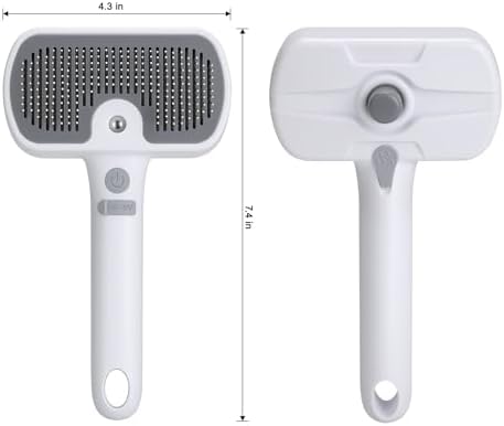 Pet Steam Brush, 3-in-1 Dog & Cat Grooming Comb - Image 5