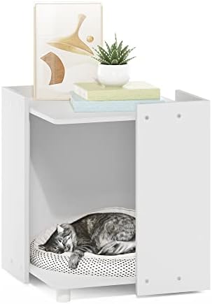 Furinno Peli 17" Square Cat Litter Box Enclosure - Image 3