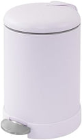 Glad Small Trash Can, 1.2 Gallon | Round Stainless Steel Garbage Bin by GladTrashFoodStorage