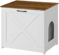Dwanton Cat Litter Box Enclosure, Hidden Litter Box Furniture, 23.6 Inches by DWANTON