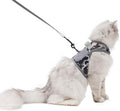 Cat Harness and Leash Set Escape Proof, City Camo by YizhiMiaow