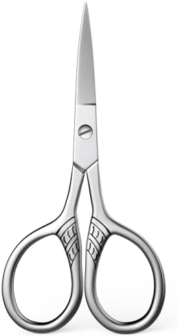 Professional Grooming Scissors for Hair, Eyebrow Trimming, Mustache by AsonTao