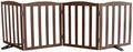 Freestanding Dog Gate Indoor, Doggie Gate Foldable Pet Gates by SFJC