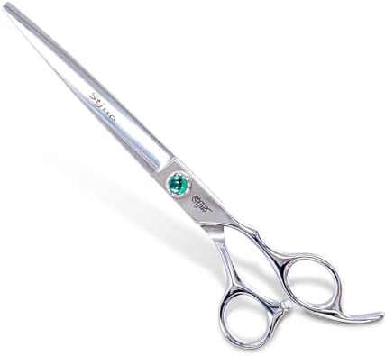Dog Grooming Straight Scissors 7.5 inch Professional Pet Shears Made Of by PetGroomingScissors