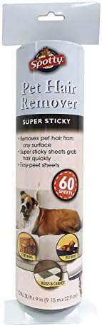 Spotty Supersize Extra Sticky, Adhesive Lint Roller Refill, Pet Cat & Dog Hair by RoyalPetIncorporated
