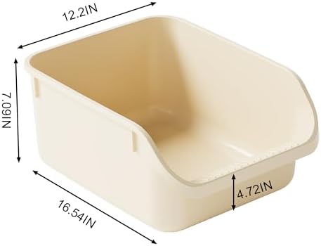 Rabbit Litter Box with Low Entry, High Back Splash Guard - Image 7